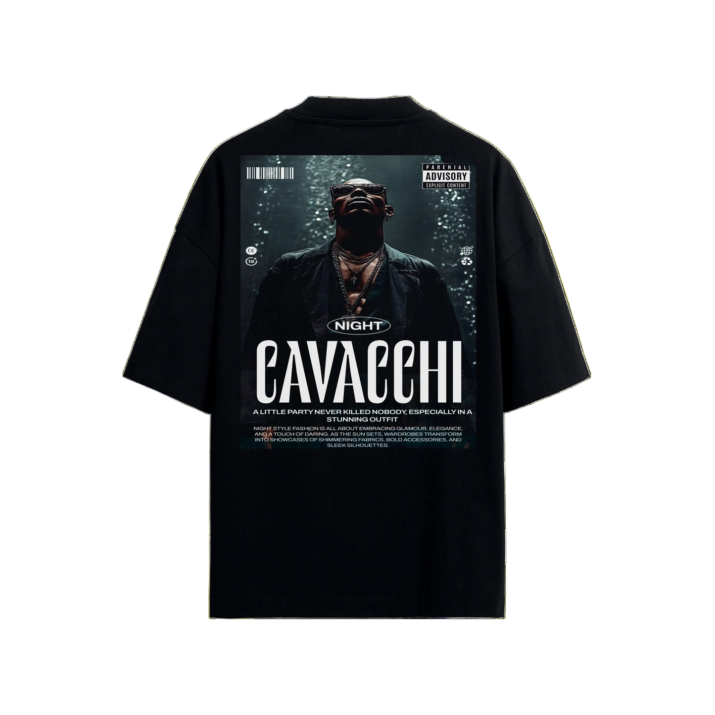 T-shirt Afro Night