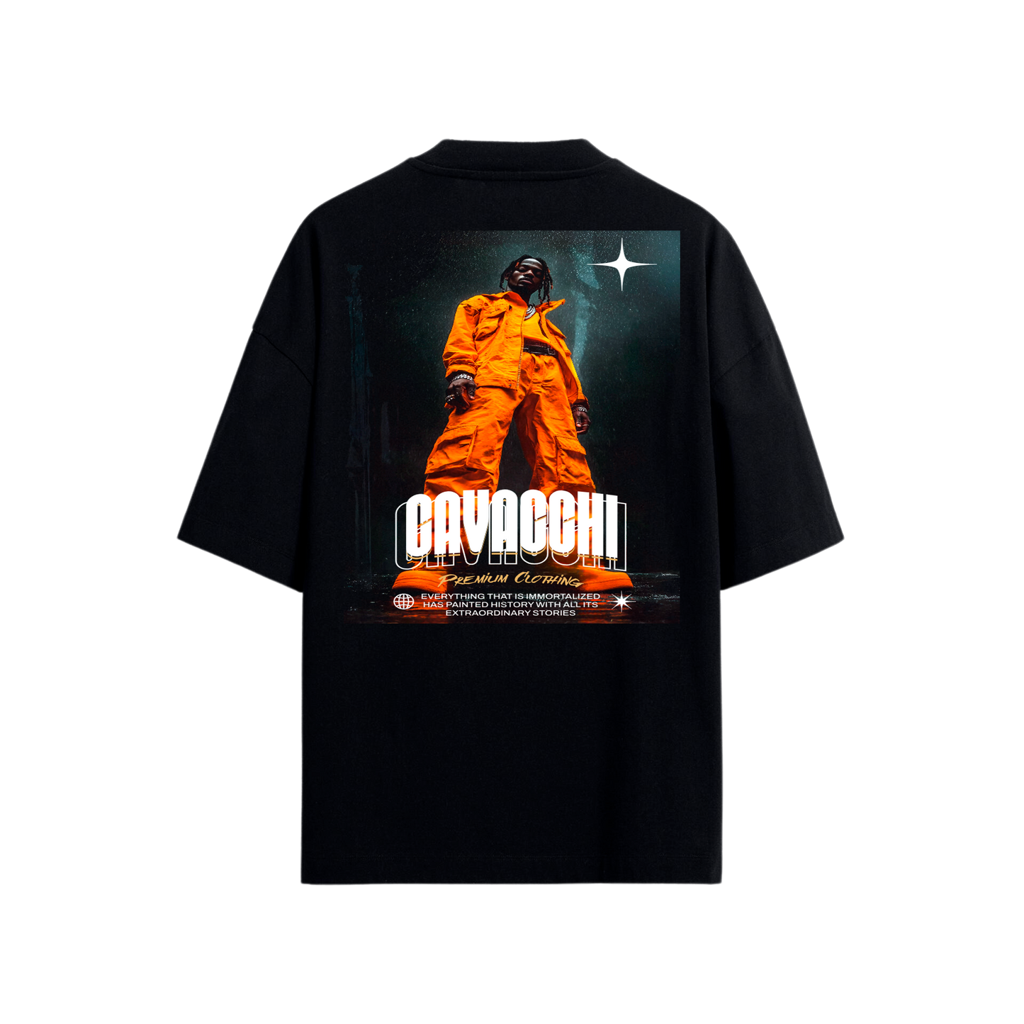T-Shirt Afro Orange