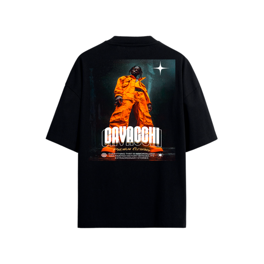 T-Shirt Afro Orange