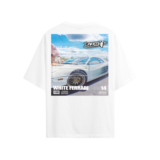 T-Shirt Ferrari White